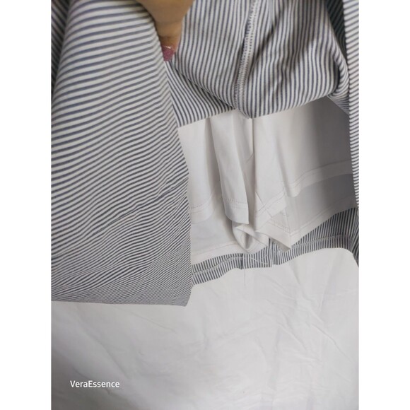 Charter Club Blue Striped Seersucker Skort with Comfort Waist Sz 18W $64.50 - Picture 4 of 8